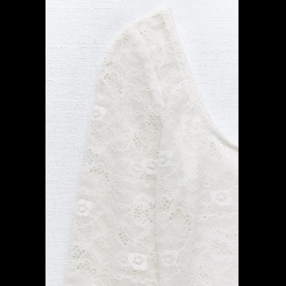 NWT ZARA LITTLE BOW LACE BODYSUIT - Picture 7 of 7